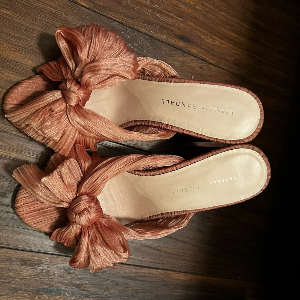 Loeffler Randall penny pleated heel